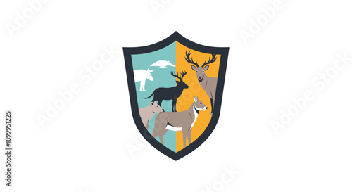 Wildlife conservation efforts around the world on a sunny day