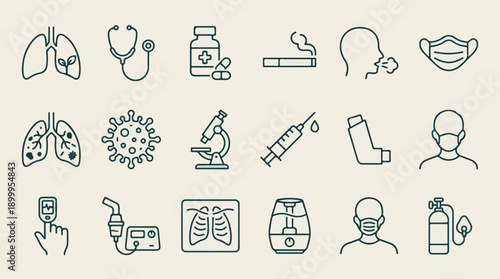 Set of Plumbing Service, Repair, and Water Supply Vector Icons