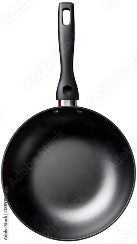 Obraz na płótnie frying pan isolated on white