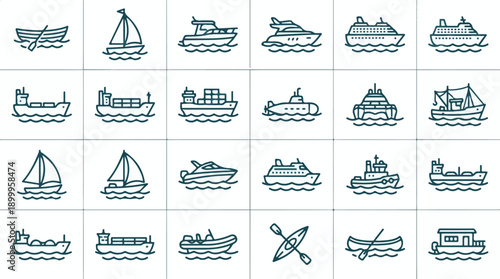 Vibrant Collection of Fresh Fruits and Vegetables Flat Icons