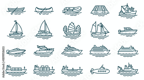 Medical and healthcare icons set, including doctors, nurses, and equipment