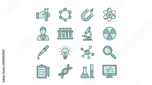 Medical and Healthcare Outline Icons Vector Set for Web and Mobile Apps