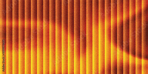 Holographic vertical stripe pattern with vibrant purple, blue, yellow,red gradient. Abstract black background, iridescent texture lines in radiant colors  
