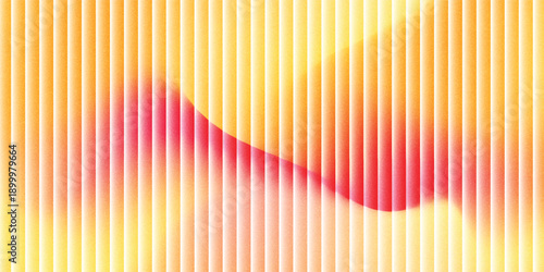 Holographic vertical stripe pattern with vibrant purple, blue, yellow,red gradient. Abstract black background, iridescent texture lines in radiant colors  
