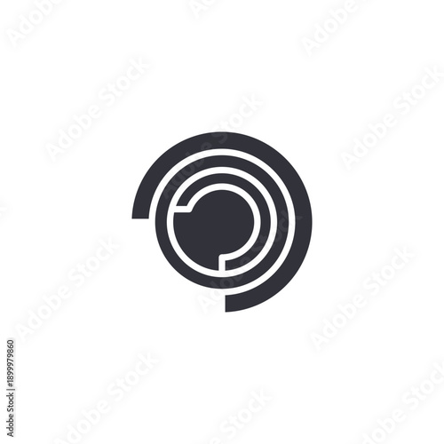 Circular segmented chart icon illustrating data distribution, market segmentation, and comprehensive statistical overview.
