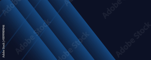 Blue black abstract background geometry shine and layer element vector for presentation design. Suit for business, corporate, institution, party, festive, seminar, and talks