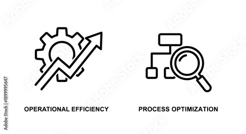 Risk indicator shield with upward arrow, risk metric graph with rising bars and line for business performance analysis
