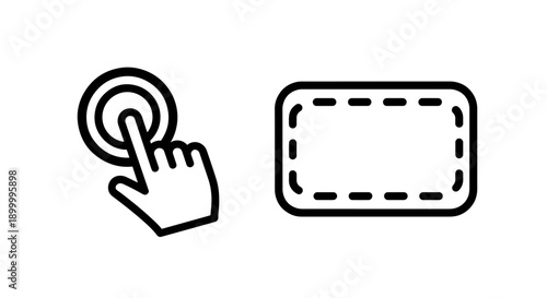 Strategic business icons including SWOT analysis and upward trend for strategic position, representing planning and growth.
