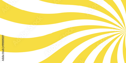 Vector Abstract sunburst design with dynamic swirl effect, radiates energy and optimism. perfect to evoke motion and vibrance.