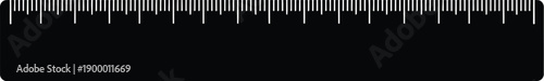 Black ruler icon on white background