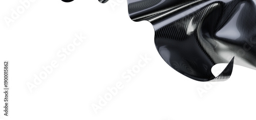 Close up view of glossy car...