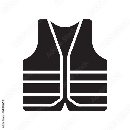 Safety Vest Icon Vector Illustration