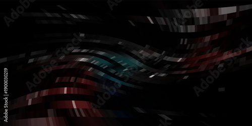 Tv glitch screen bg. Digital noise effect vhs background. Static pixel error video overlay. Abstract tape rewind hologram with destruction grain and scratch line. Green, blue and red graphic pattern