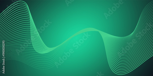 Technology digital futuristic internet network connection black green background, blue abstract cyber information communication, Ai big data science, innovation future tech line illustration vector 3d