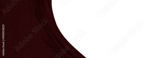 Close-up of a burgundy knit...