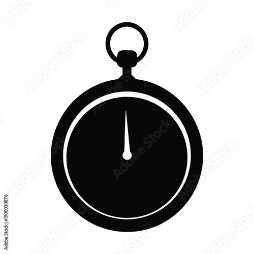 Stylized vintage pocket watch illustration showing time passing slowly away