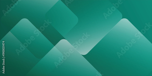 Abstract Teal Geometric Background With Diamond Shapes For Modern Design And Branding eps10