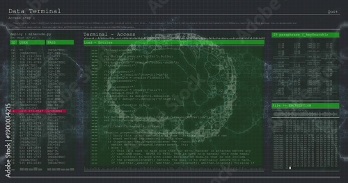Displaying green code editor on widescreen, showing deploy:minecode
