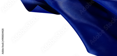 Close-up of vibrant blue fa...