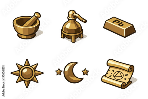 Alchemy Symbols and Tools