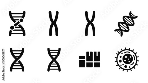 Genetics and Biology Icons