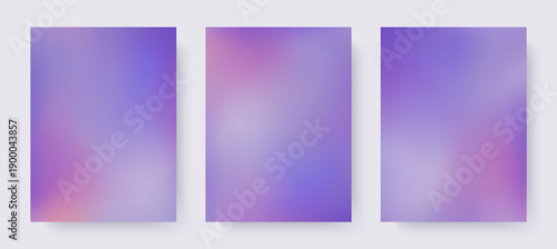 Gradient backgrounds in dusty purple,mauve,blue,pink.Abstract blurred fluid backdrops.Minimalistic wallpapers in muted color tones.Modern design templates for banners,websites,prints,covers,branding.