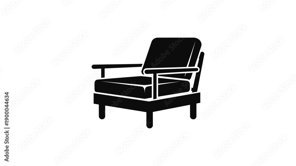 Fototapeta premium Modern Armchair Icon