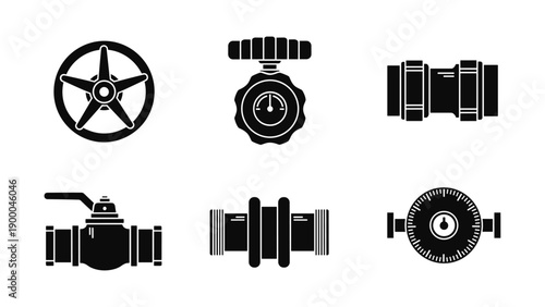 Plumbing Fixtures Icons