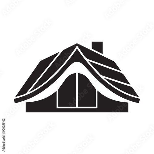 Reflective Roof Icon Vector Illustration