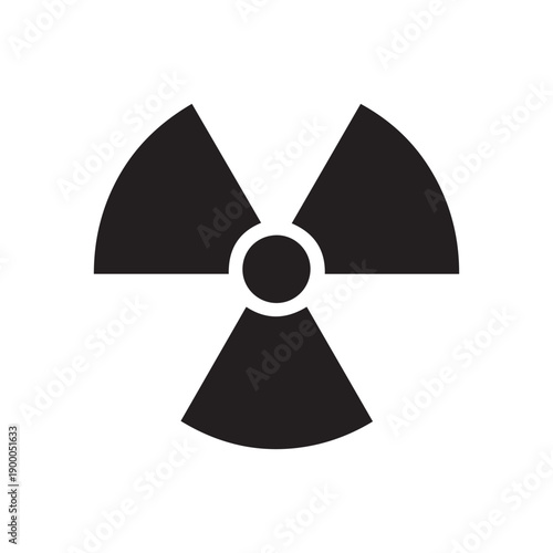 Radiation Symbol Icon Vector Illustration