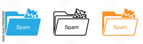 Spam folder icons