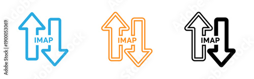 Imap email protocol icons