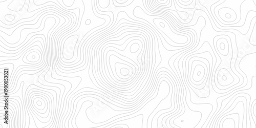 Seamless grid landscape white and gray area curve topography elevation map design. wave diagram contour stripe spiral composition discovery paper surface design.