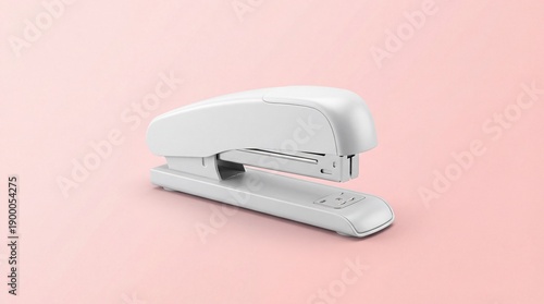 Wallpaper Mural Modern white stapler on pink background for office supplies Torontodigital.ca