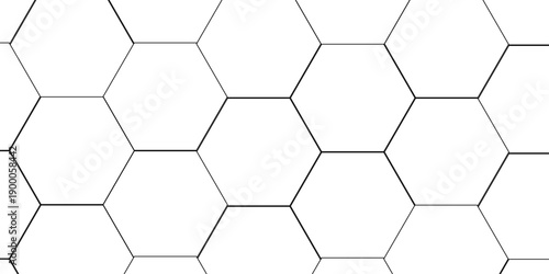 Abstract white hexagon grid presentation surface mosaic tiles. minimal tech bee website science element grid overlay. white hexagon futuristic technology geometric texture background.