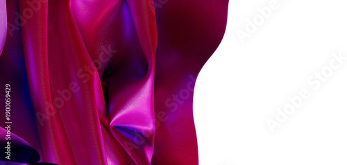 Luxurious pink fabric with ...