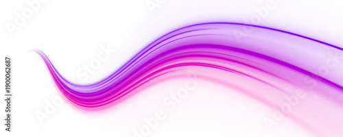 Neon purple and pink lines twist along a dark futuristic highway. Motion streaks pulse with digital energy. Vector illustration of high-speed urban motion. PNG
