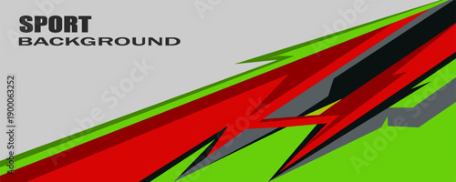 Sporty Racing Car wrap livery design. Graphic abstract stripe racing background designs for wrap decal or livery. Editable vector template