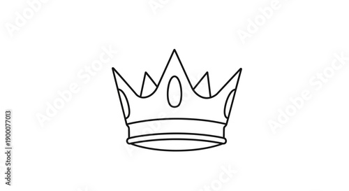 Crown Symbol Royalty Regal Headpiece.