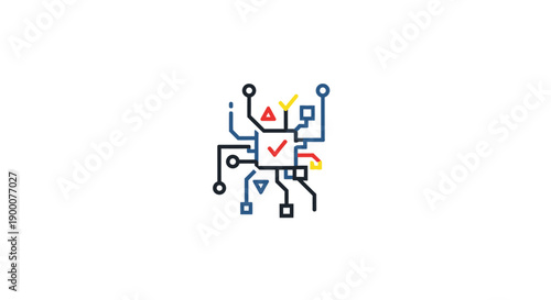 Circuit Board Electronic Design Blueprint.