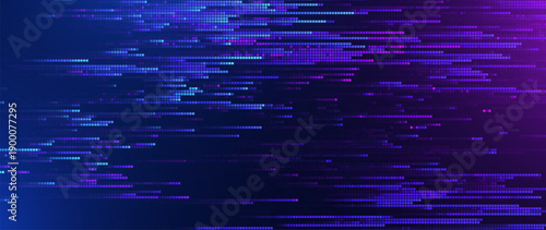 Colorful Glitch Screen Effect Background. Abstract Digital Pixel Crosses Noise Glitch Error. Overlay Texture Effect Illustration. Modern Sci-Fi Game Vector Background.