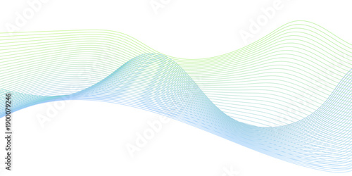 Abstract blue blend line technology business wavy line sound music flow waves flow background. minimal paper grid web smooth line. digital vector web soundwave pattern texture.