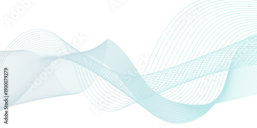 Abstract blue blend line technology business wavy line sound music flow waves flow background. minimal paper grid web smooth line. digital vector web soundwave pattern texture.