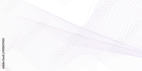 Abstract white line blend transparent technology business wavy waves flow background. minimal paper grid web smooth line. digital vector web soundwave pattern texture.