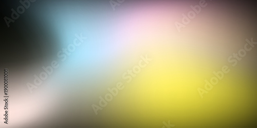 Light Blue, Yellow vector abstract blur template. Abstract gradient background with blended colors of blue orange and gray creating a textured visual effect. Blurry Grainy Backgrounds For Banner .