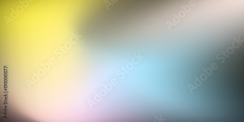 Light Blue, Yellow vector abstract blur template. Abstract gradient background with blended colors of blue orange and gray creating a textured visual effect. Blurry Grainy Backgrounds For Banner .