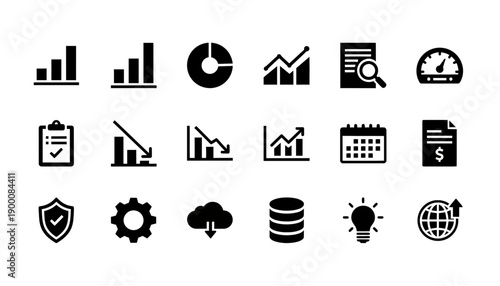 UI Icon Pack Set – Flat Solid and Outline Icons for App and Web Interface. Modern UI icon pack featuring a set of flat solid and outline icons designed for mobile apps, websites, dashboards, and SaaS.