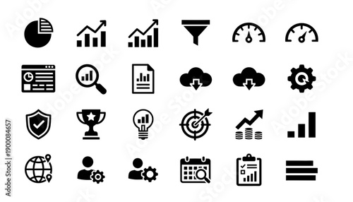UI Icon Pack Set – Flat Solid and Outline Icons for App and Web Interface. Modern UI icon pack featuring a set of flat solid and outline icons designed for mobile apps, websites, dashboards, and SaaS.