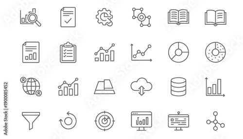 UI Icon Pack Set – Flat Solid and Outline Icons for App and Web Interface. Modern UI icon pack featuring a set of flat solid and outline icons designed for mobile apps, websites, dashboards, and SaaS.