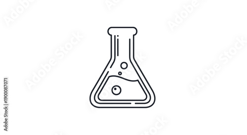 Laboratory Flask Science Equipment.